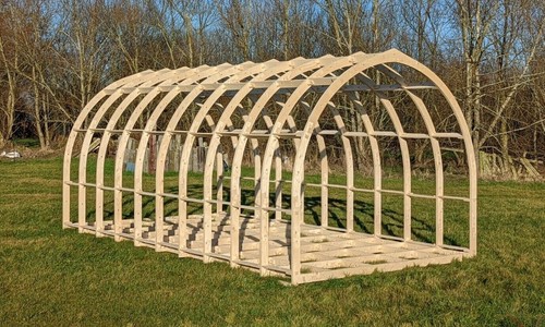 Glamping pod frame - glamping, 2.85m