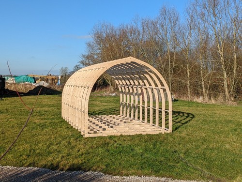 Glamping pod frame garden - pod,