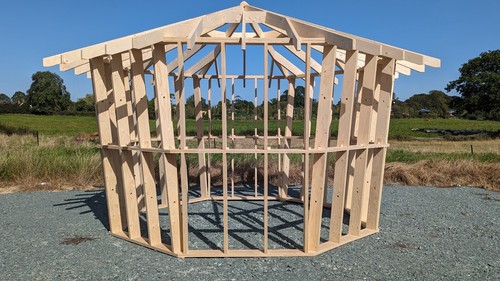 Glamping pod frame - kit,, garden