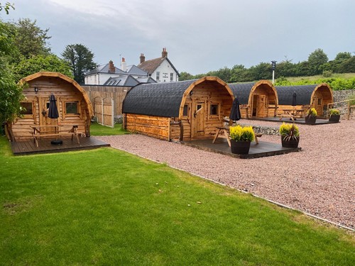Glamping pod summer - glamping, pod,