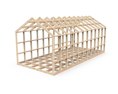 Cabin house - cabin, width)