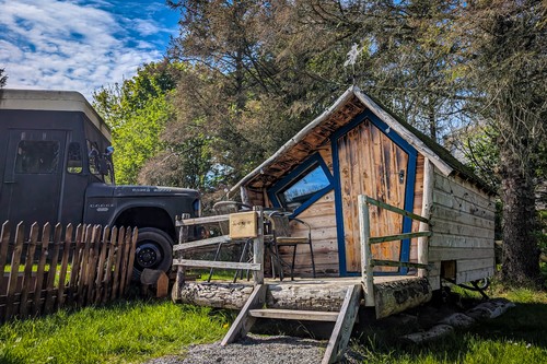 Glamping pod wooden cabin - glamping, |