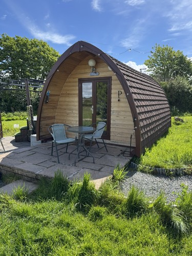 Scandinavian style glamping